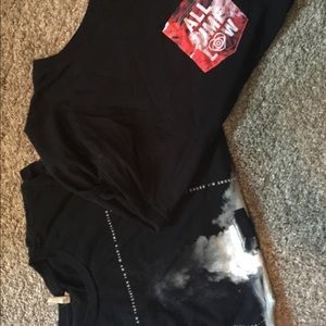 Twenty one pilots and All Time Low Band Tees